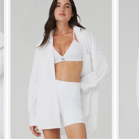 ALO Yoga Tops - NWT ALO Yoga dreamscape button front long sleeve shirt Size Small